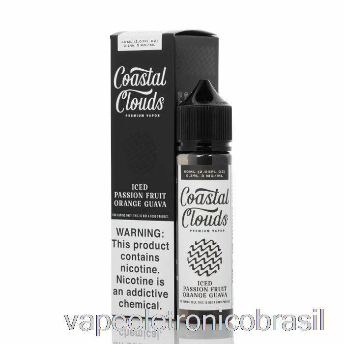 Vape Vaporesso Gelado Maracujá Laranja Goiaba - Nuvens Costeiras Co. - 60ml 0mg
